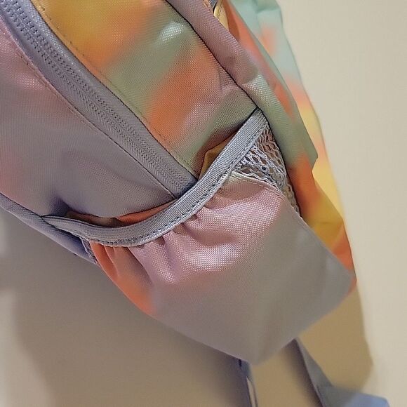 NEW JANSPORT PASTEL RAINBOW WATERCOLOR BACKPACK TRAVEL SCHOOL NWT - Picture 5 of 14